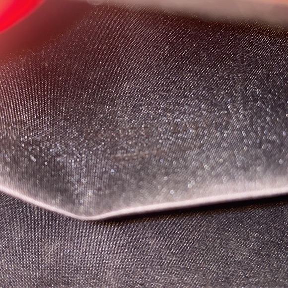 RARE metallic red YSL Belle du Jour leather clutch - Picture 12 of 16